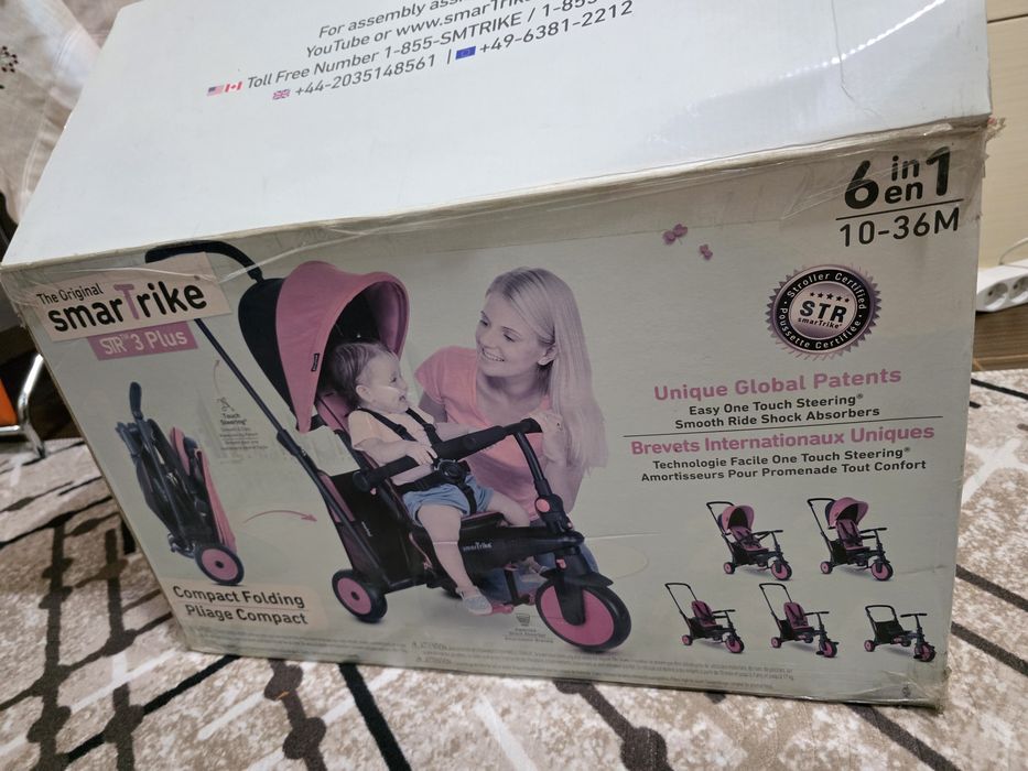Tricicleta Smart Trike 6in 1 pliabila