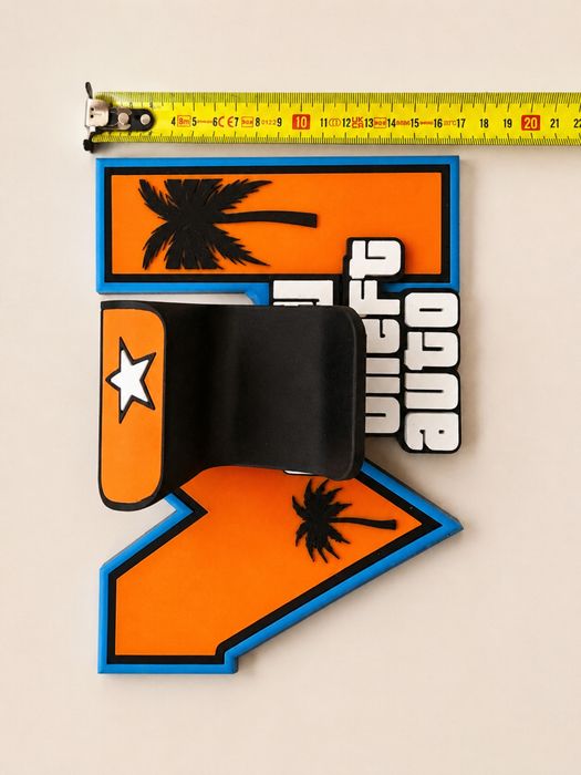 Suport dublu manete PS5 DualSense – tematică GTA VI – printat 3D