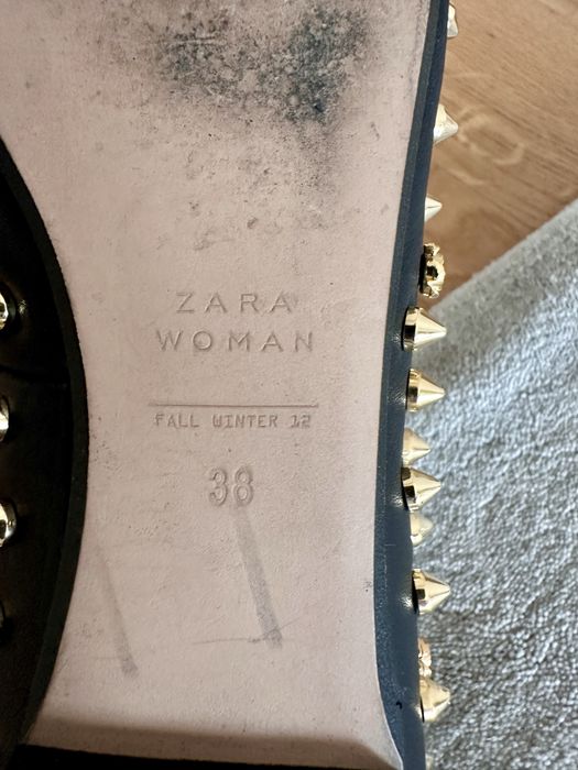Balerini dama Zara din piele