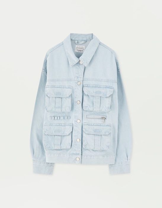 Jacheta / geaca bomber denim