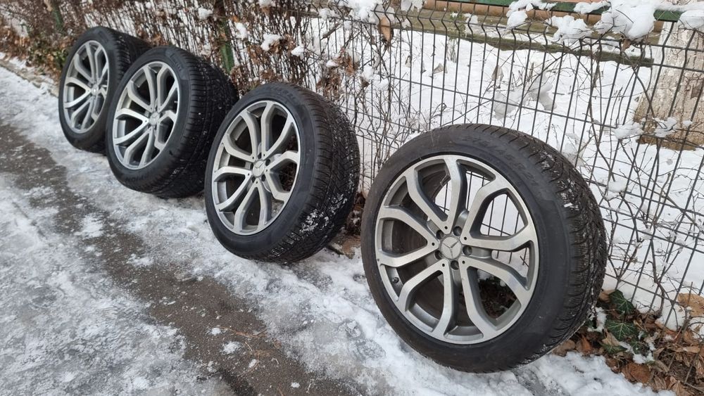 Roti - Jante originale Mercedes benz + anvelope iarna