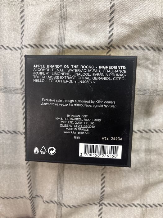 Духи kilian apple brandy