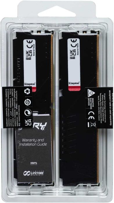 KIT Memorie PC 32GB DDR5 5600MHz Kingston FURY Beast CL36 nou Sigilat