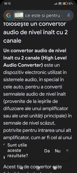 convertor audio cu 2 canale