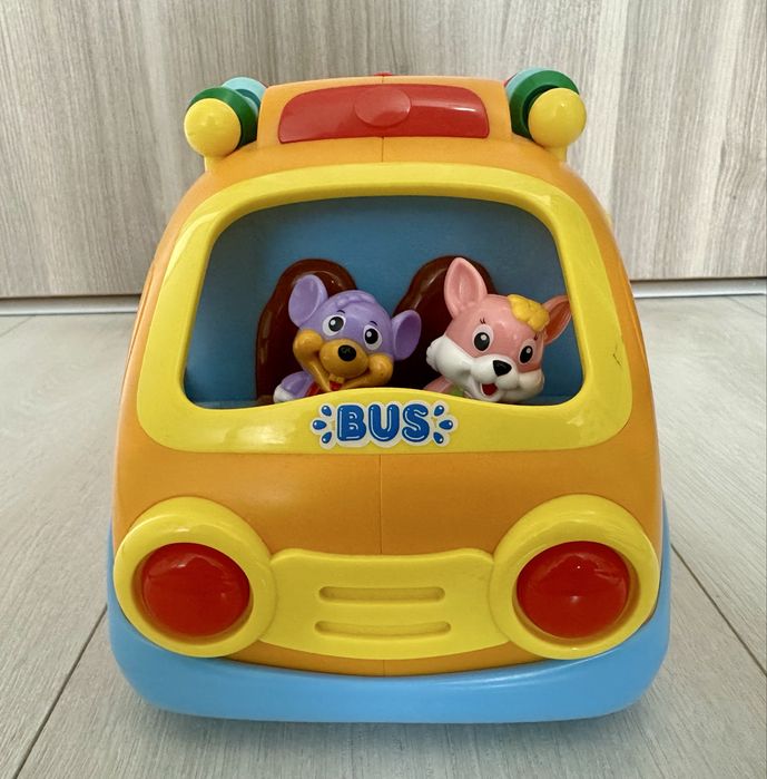 Autobuz de jucărie / jucărie de sortare, cu sunete și lumini, Holà