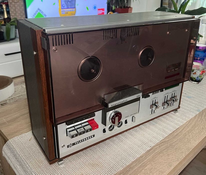 Magnetofon Telefunken 241 Stereo Hi-Fi Raritate West Germany