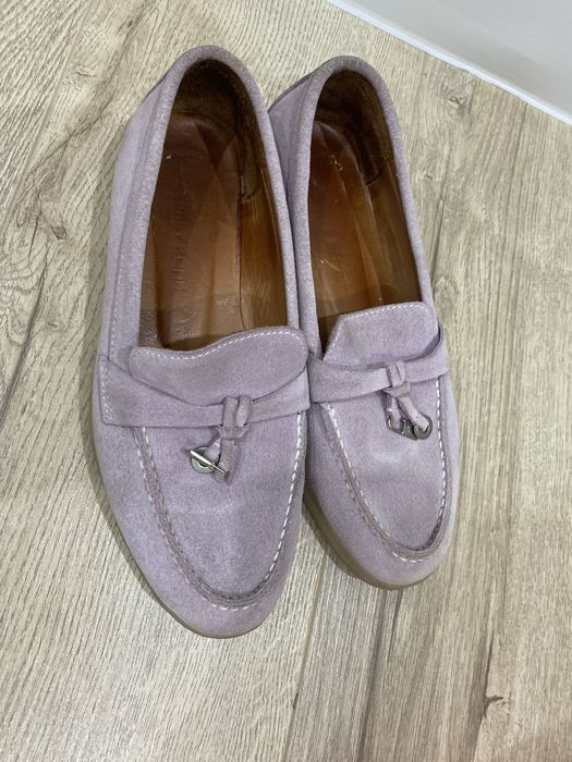 Продам кожаные лоферы  loro piana