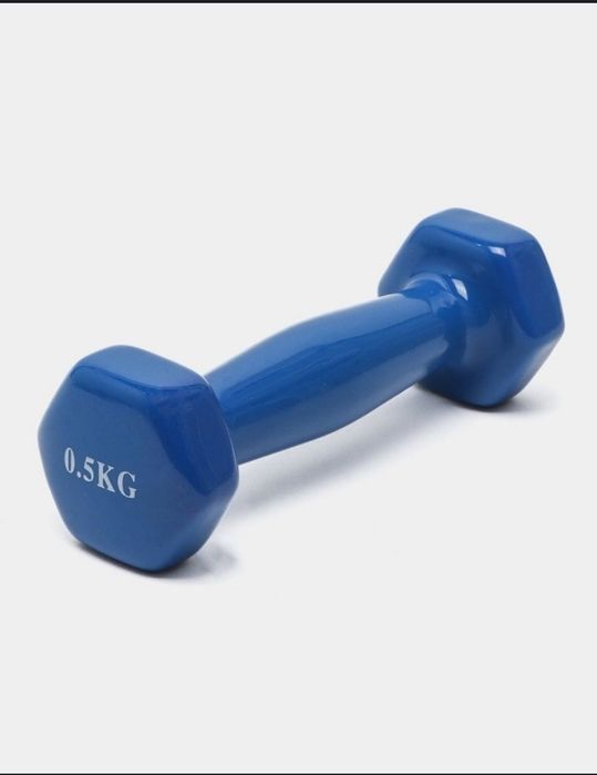 Гантель, цветные, для фитнеса