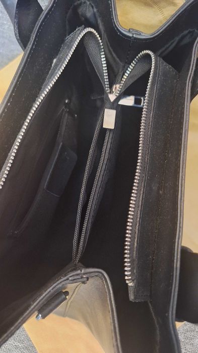 Луксозна Италианска Чанта VERA от Естествена Кожа, черен цвят