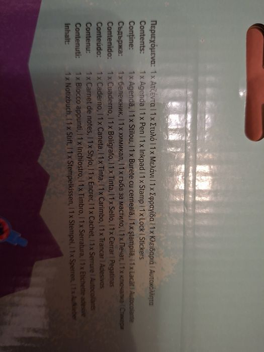 Комплект бележник и химикал Стич