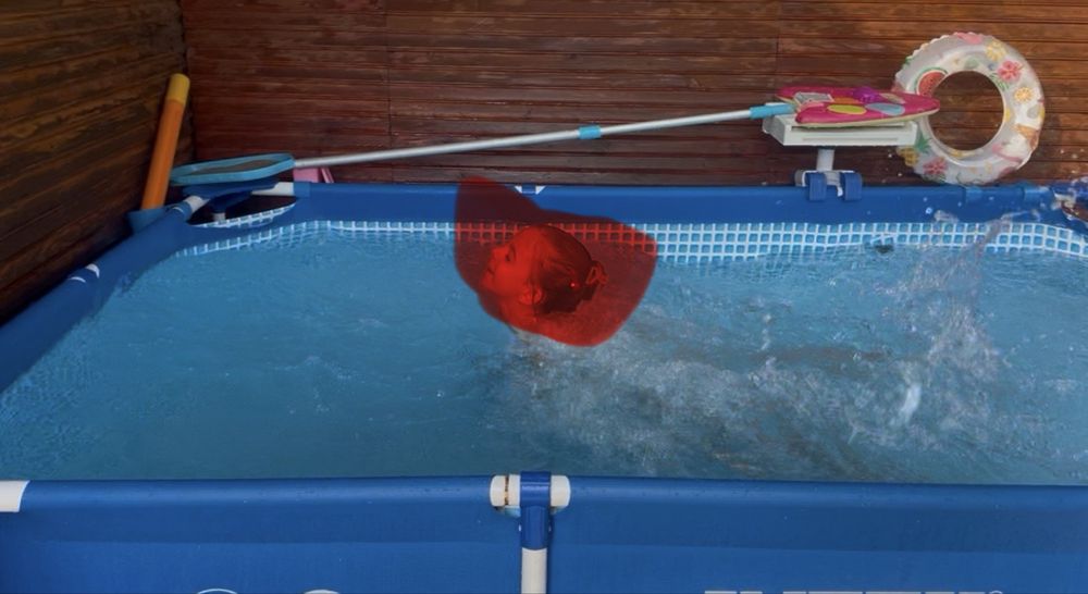 Piscina cadru metalic si pompa