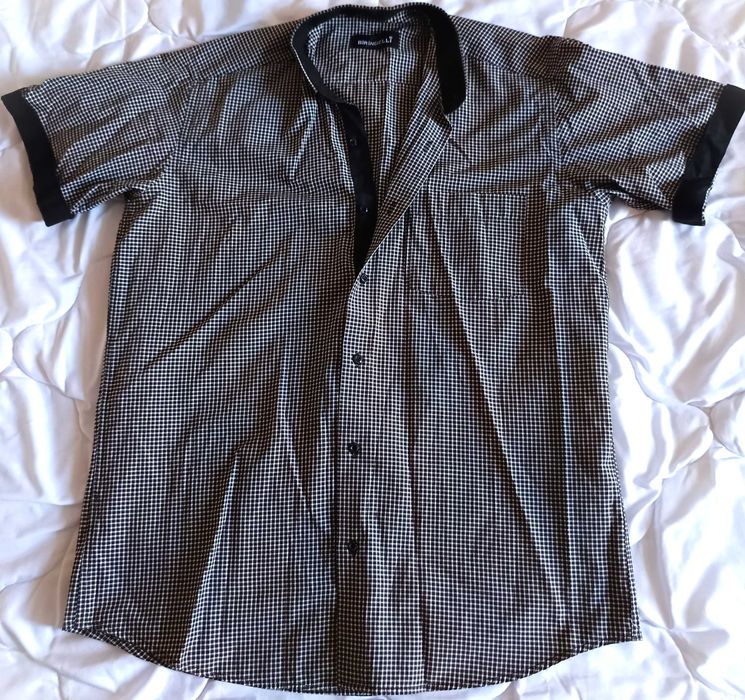 Мъжка риза с къс ръкав, размер М