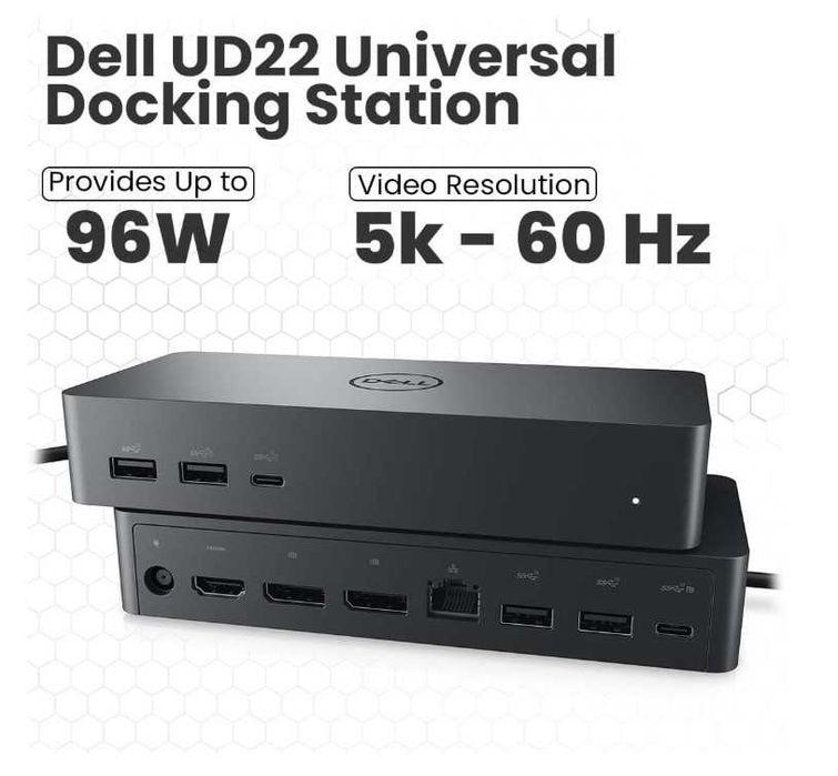 Dell Docking Station UD22 + Alimentator Original 130W – Aproape NOU