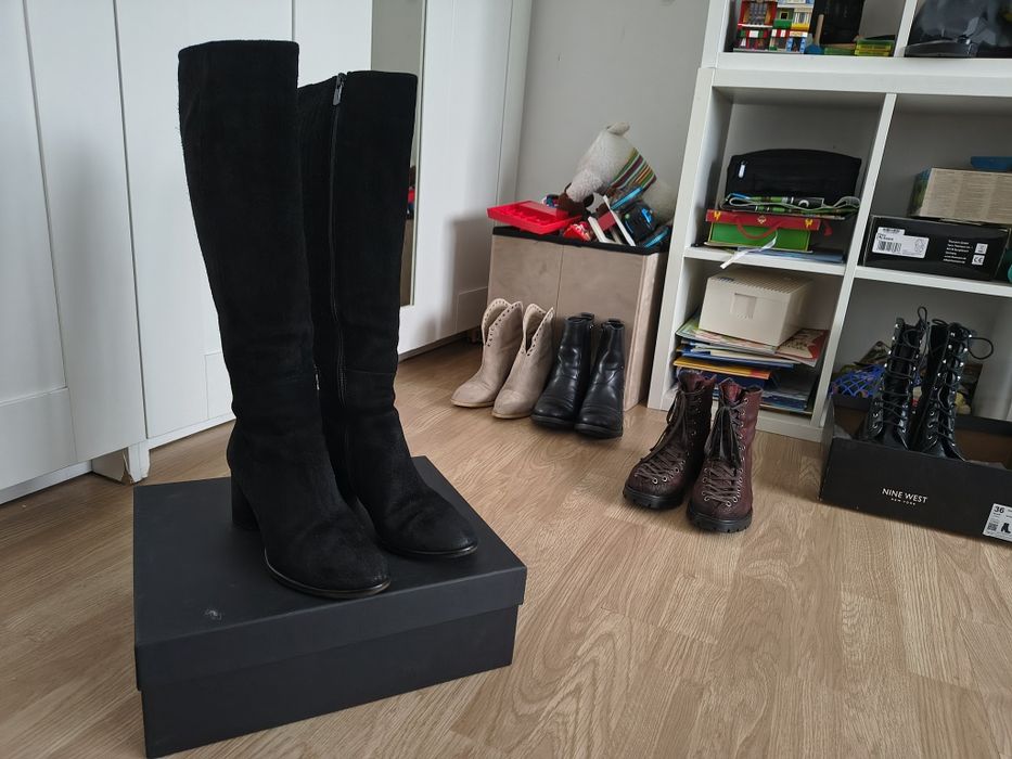 Cizme piele întoarsă Musette