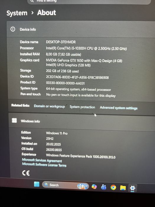 Laptop msi gaming i5