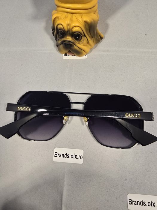 Promotie - Ochelari de soare Gucci Mirro Black, 66029, made in Italy