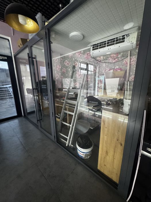 Стекляная перегордка