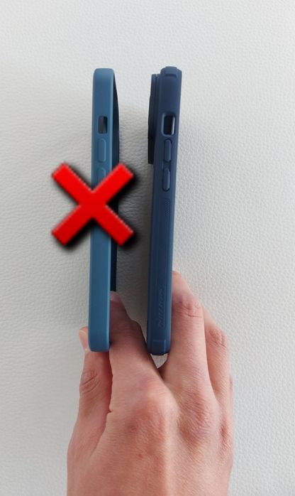 Husa iPhone 13 , 14 noua , culoarea albastra