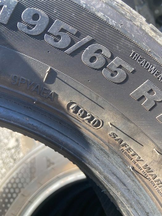 6 броя гуми 195/65R15
