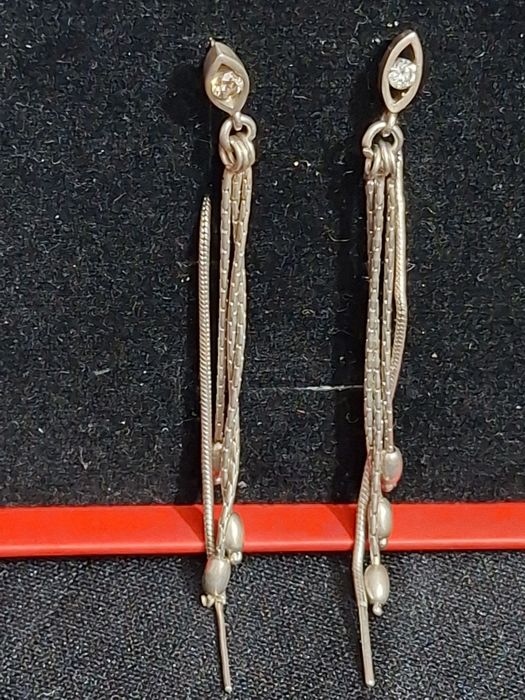 Серьги серебро советское