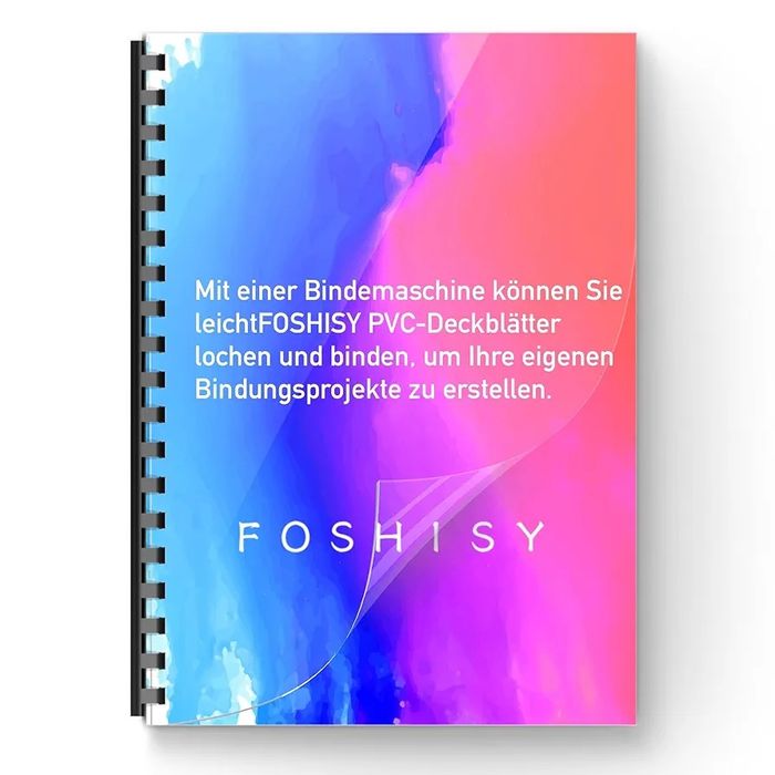 100 folii transparente PVC, 150 microni