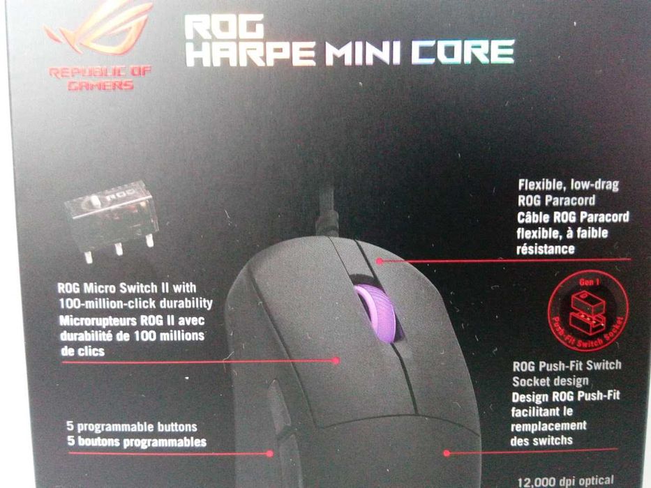 игравовая мышка ASUS ROG Harpe Mini