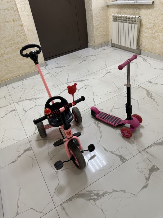 Продам велосипед и самокат