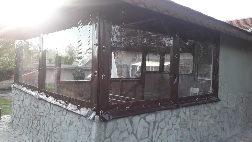 Ветроупорни завеси , тенти , покривала