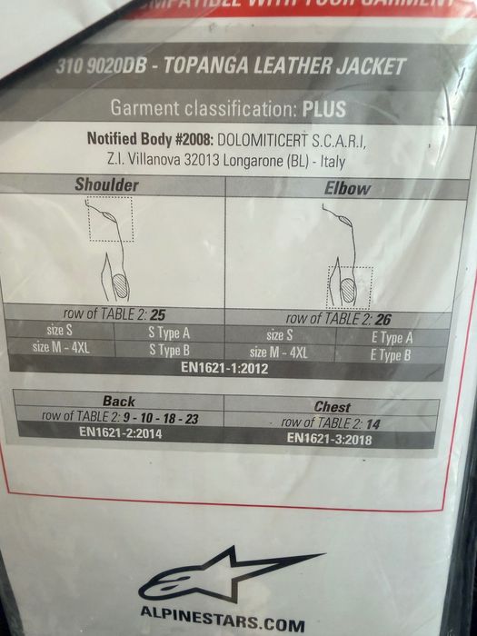 Geacă de piele pentru motocicletă