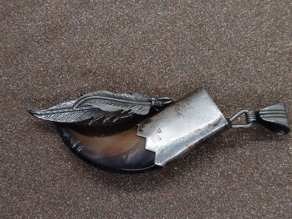 Pandantiv argint si turcoaz etnic Navajo – Richard Begay