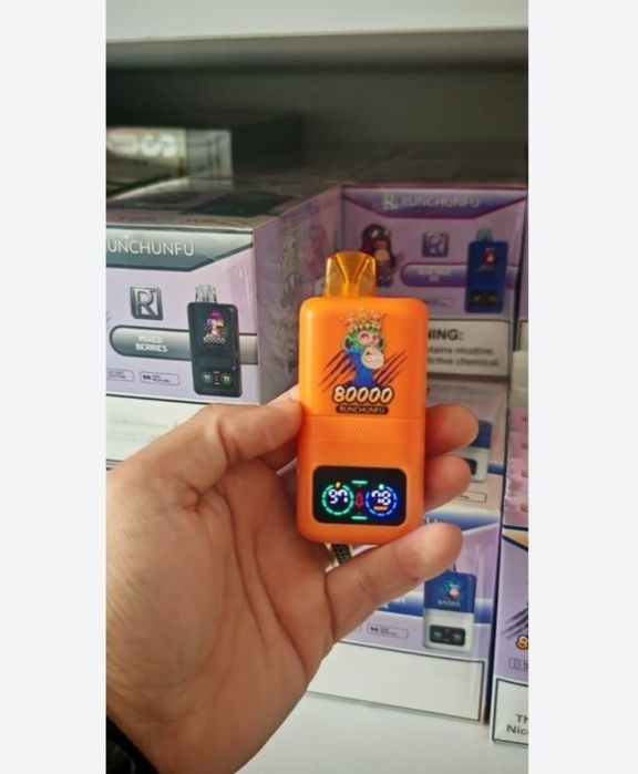 Vape 80.000 Puffs Reincarcabil Display Mod Turbo