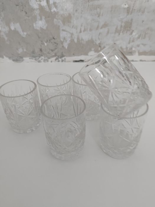 Хрустальные рюмки винтаж