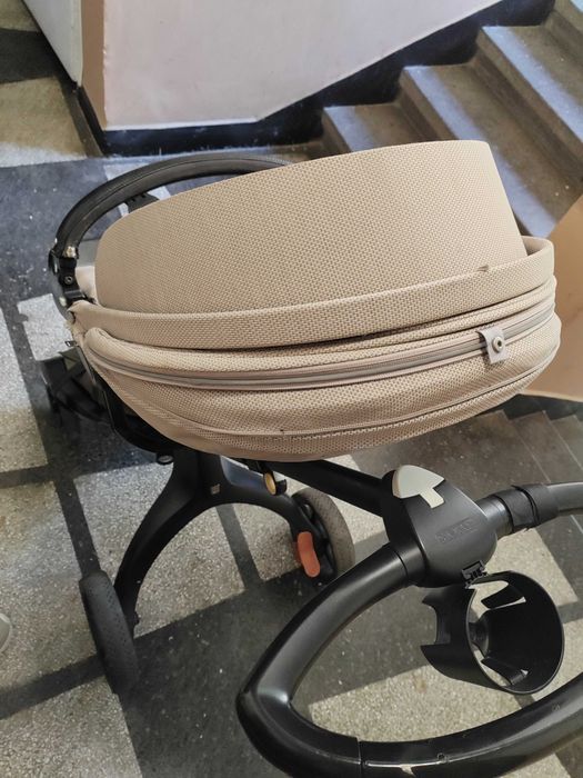 Stokke 2 в 1 brushed grey бебешка количка