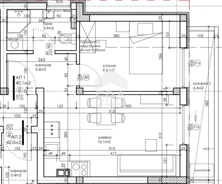 Продава се Двустаен апартамент в Варна, Кайсиева градина - 43 кв.м за 2070 €/кв.м - Снимка #10