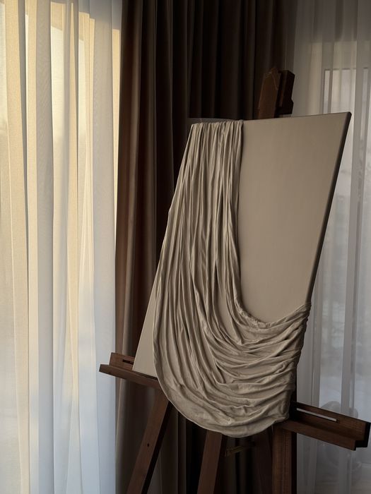 Tablou sculptural in relief ‘Muted Silk’