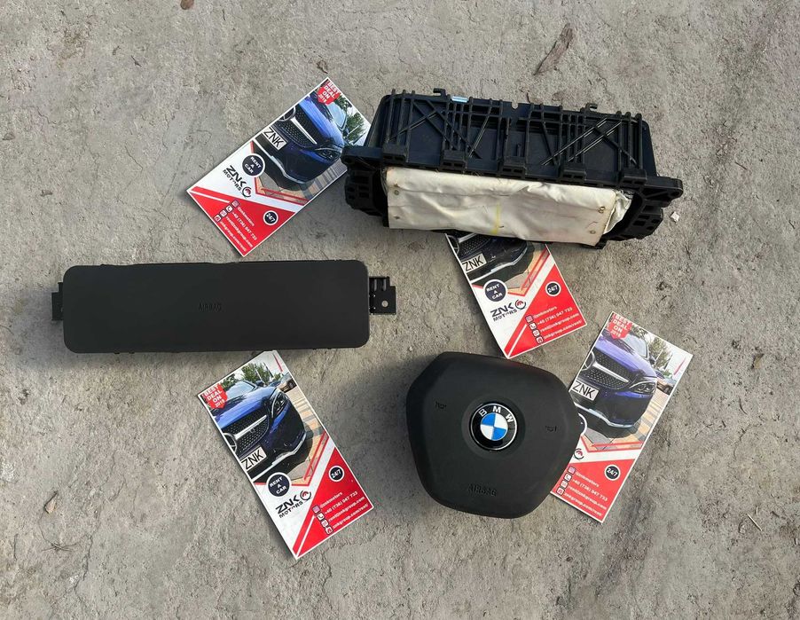 BMW G20 G22 airbag genunchi - volan - pasager - set centuri siguranta