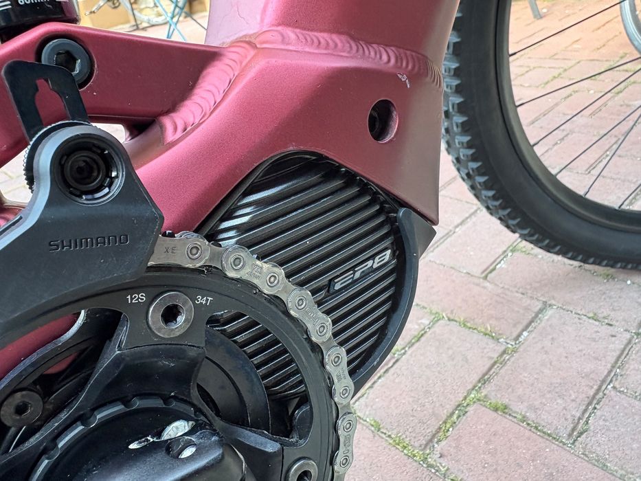 Bicicleta electrica full suspension BIXS Sign E23 cu motor Shimano EP8