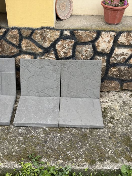 Бетонни изделия - тротоарни плочи, капаци за зид и колона