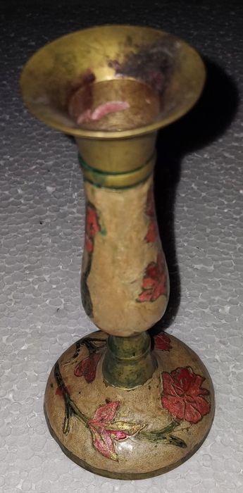 Sfesnic mai vechi superb / alama & email cloisonné /H: 15,50 cm Stare!