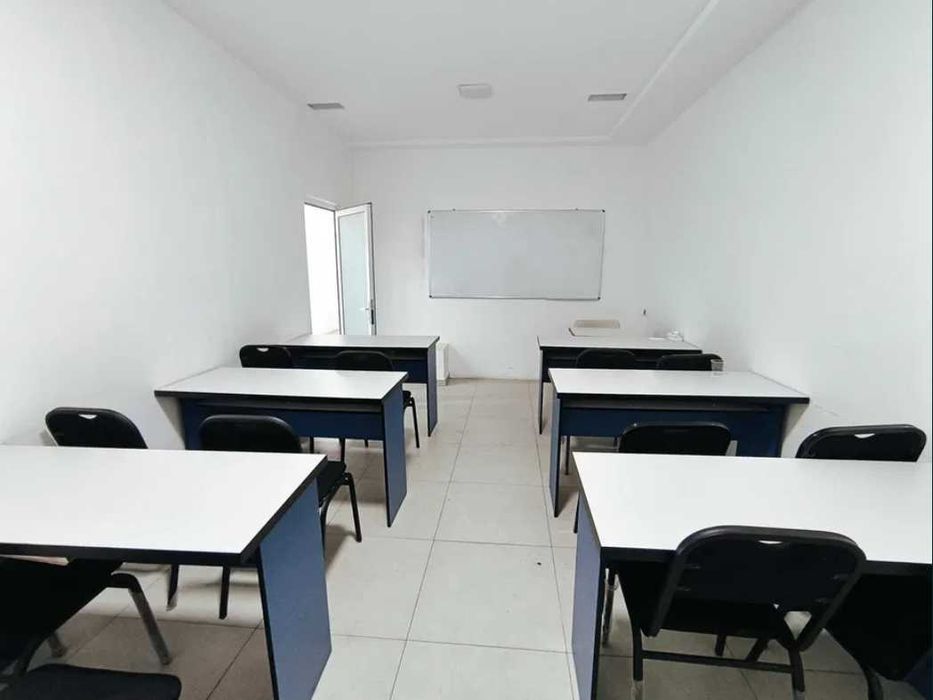 Soatlik va oylik xonalar o'quv va ofis maqsadlari uchun