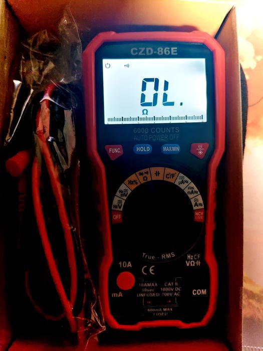 Продаётся E-tech мультиметр CZD-86E, цифровой
