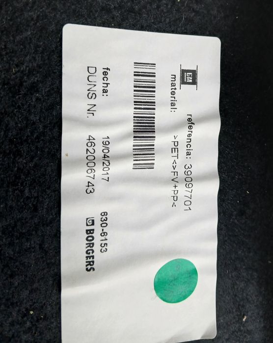 Pat polita portbagaj Opel Crossland X