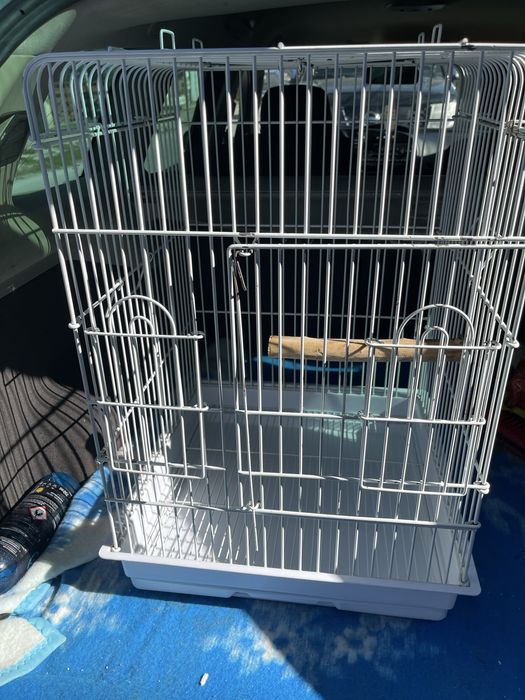 Сгъваема транспортна клетка за папагал
