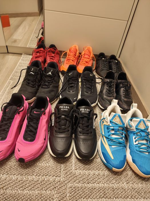 Разпродажба на обувки nike Lacoste jordan prada guess