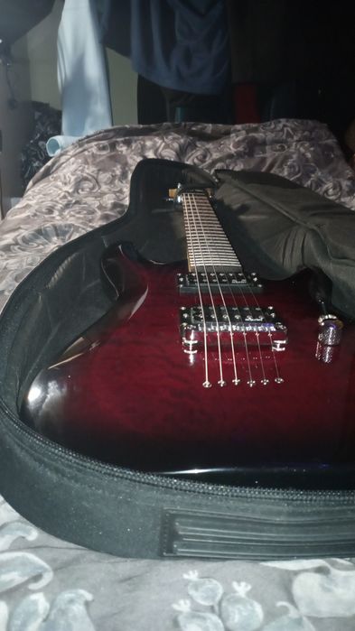 schecter c-6 plus electric black cherry