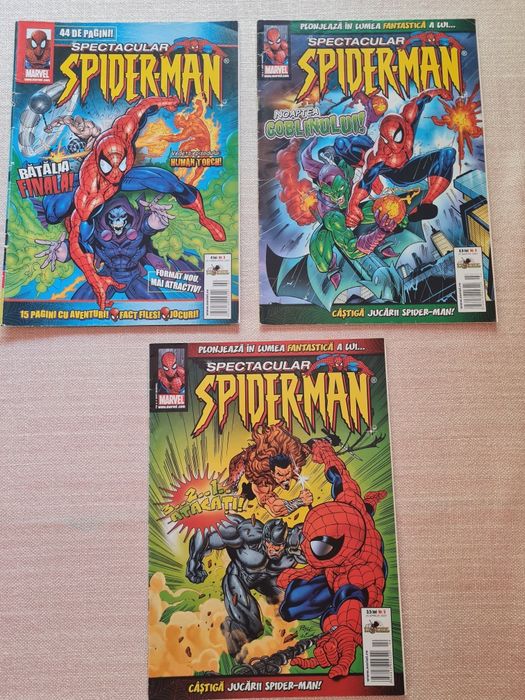 Benzi  desenate romanesti, Spiderman,Tom Jerry,Star Wars,Transformerscolectie