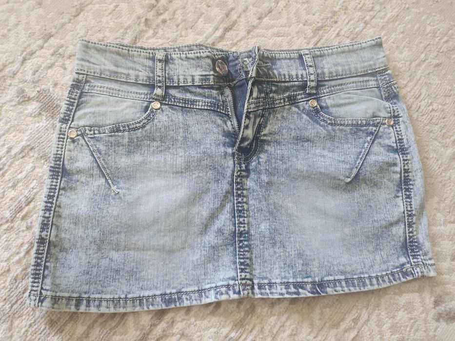 Джинсовая юбка мини новая