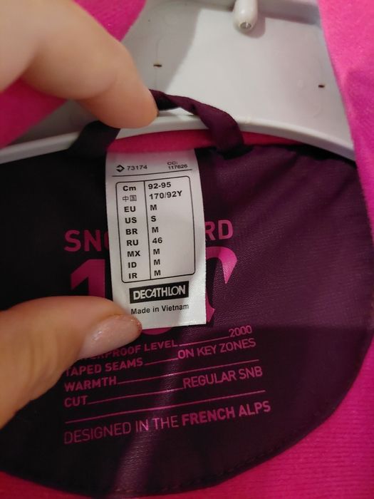 Costum schi dama mov