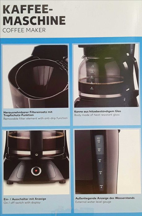 Cafetiera SWITCHON GERMANIA capacitate 12 cesti cafea NOUA - 100 Lei