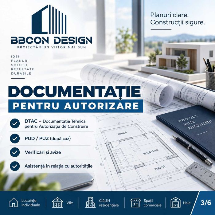 Proiectare case Baia Mare | PAC + Proiect Tehnic | BBCON DESIGN